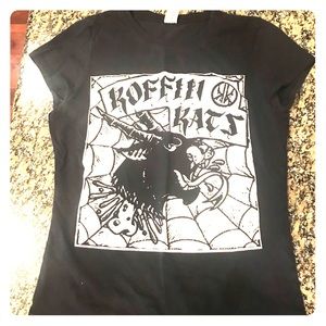 Koffin Cats rockabilly woman’s band shirt